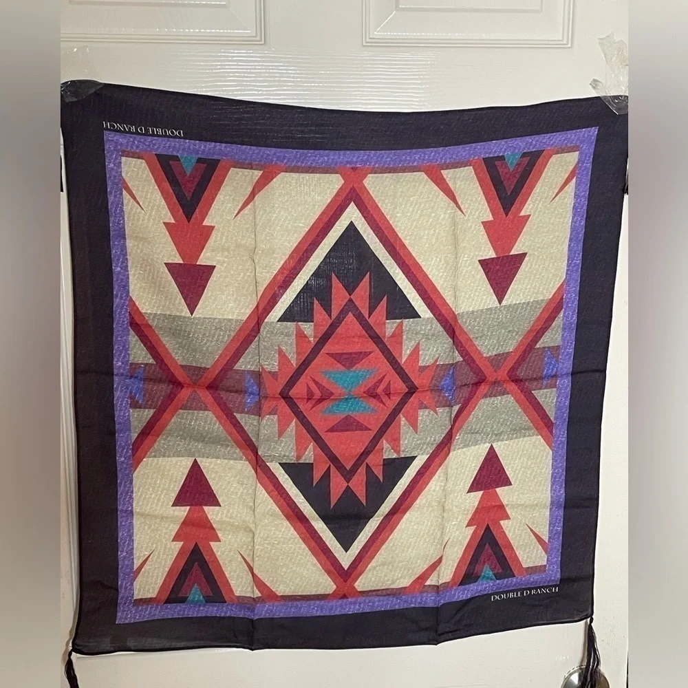 New Double D Ranch Good Robe Scarf Coral Beige Purple Black Red Blue 25